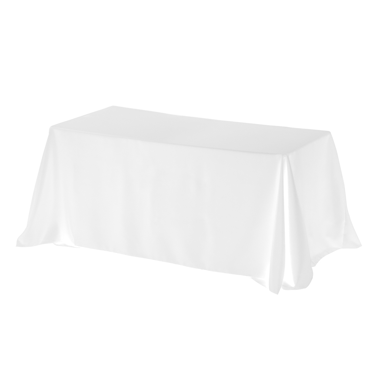 "ZENYATTA EIGHT" 8 ft 4-Sided Throw Style Table Covers & Table Throws -Blanks / Fits 8 ft Table